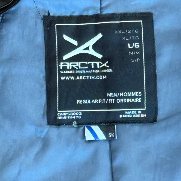 Arctix A6 Men’s Insulated Ski Snow Snowboard Bib Overalls Regular Fit Large - Picture 16 of 16